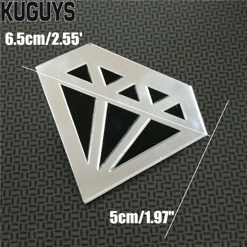 KUGUYS Geometric Gold Silver Color Ring for Women Fashion Acrylic Jewelry Hyperbole HipHop Large Big Finger Accessories