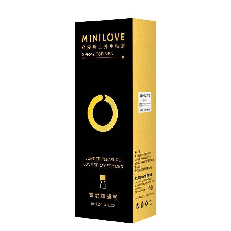 Minilove – spray sexuel pour hommes, crème d'agrandissement du pénis, Anti-éjaculation prématurée, 60 minutes