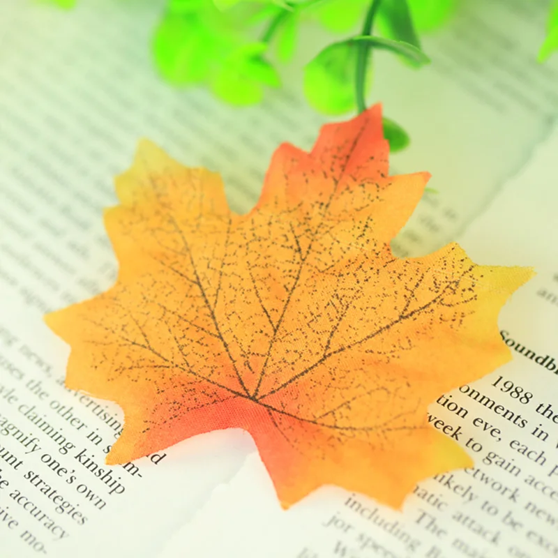 5 ชิ้น/ล็อตที่มีสีสันใบเมเปิ้ลผ้าไหมผ้า Leaf Vivid ฤดูใบไม้ร่วงใบไม้ร่วงพื้นหลังการถ่ายภาพ Props INS ฉากหลังอุปกรณ์เสริม