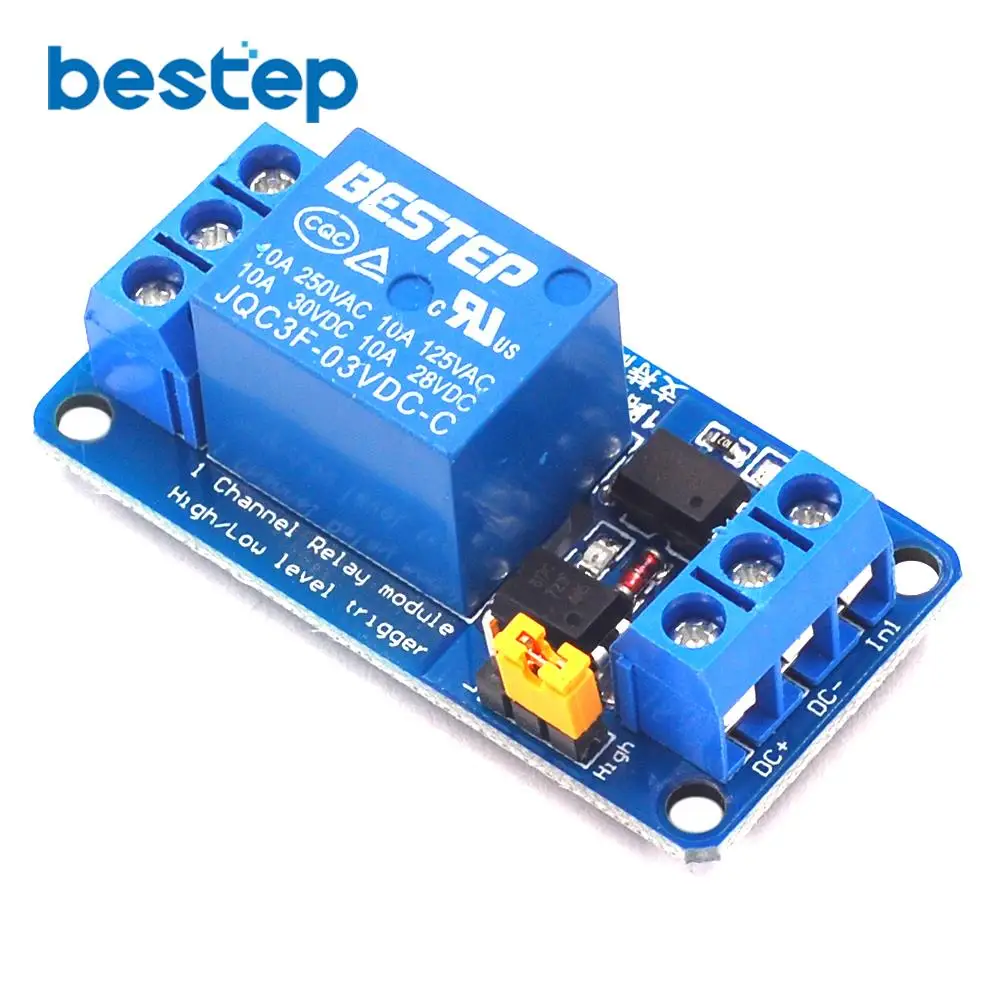 3V 3.3V 1/2/4/6/8 Channel Relay Module High and low Level Trigger Dual Optocoupler Isolation 3.3V Relay Module