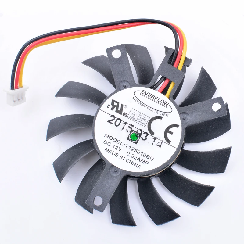 Brand new original T125010BU 12V 0.32A enterprise router built-in heat sink graphics card cooling fan