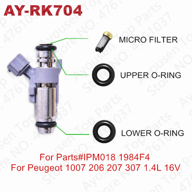 Free Shipping 4sets For Peugeot 1007 206 207 307 Parts# 1984F4 IPM018 For AY-RK704