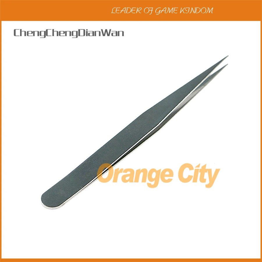 ChengChengDianWan Portable Stainless Steel Tweezers Watch Repairing Tools Dental Tool for XBOXONE XBOX360 PSVITA PS3 PS4 10pcs