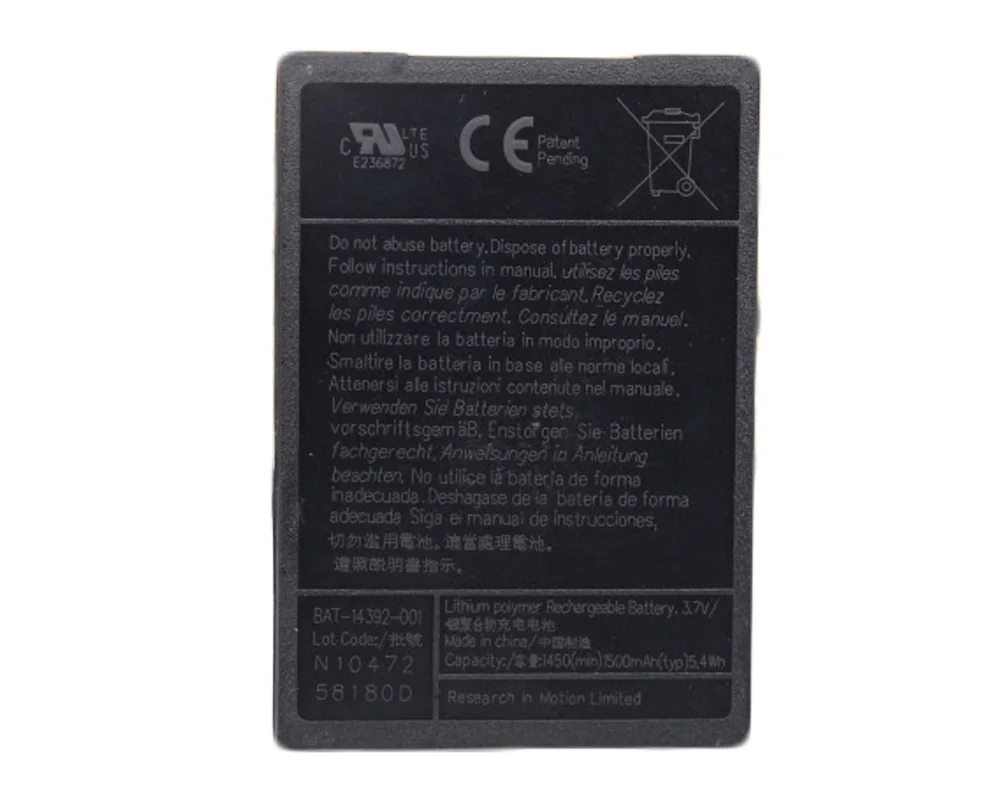 

10pcs/lot 1450mAh M-S1 MS1 Battery For Blackberry Bold 9000 9030 9700 9780 ONYX 9700 Niagara 9630 BAT-14392-001 Battery