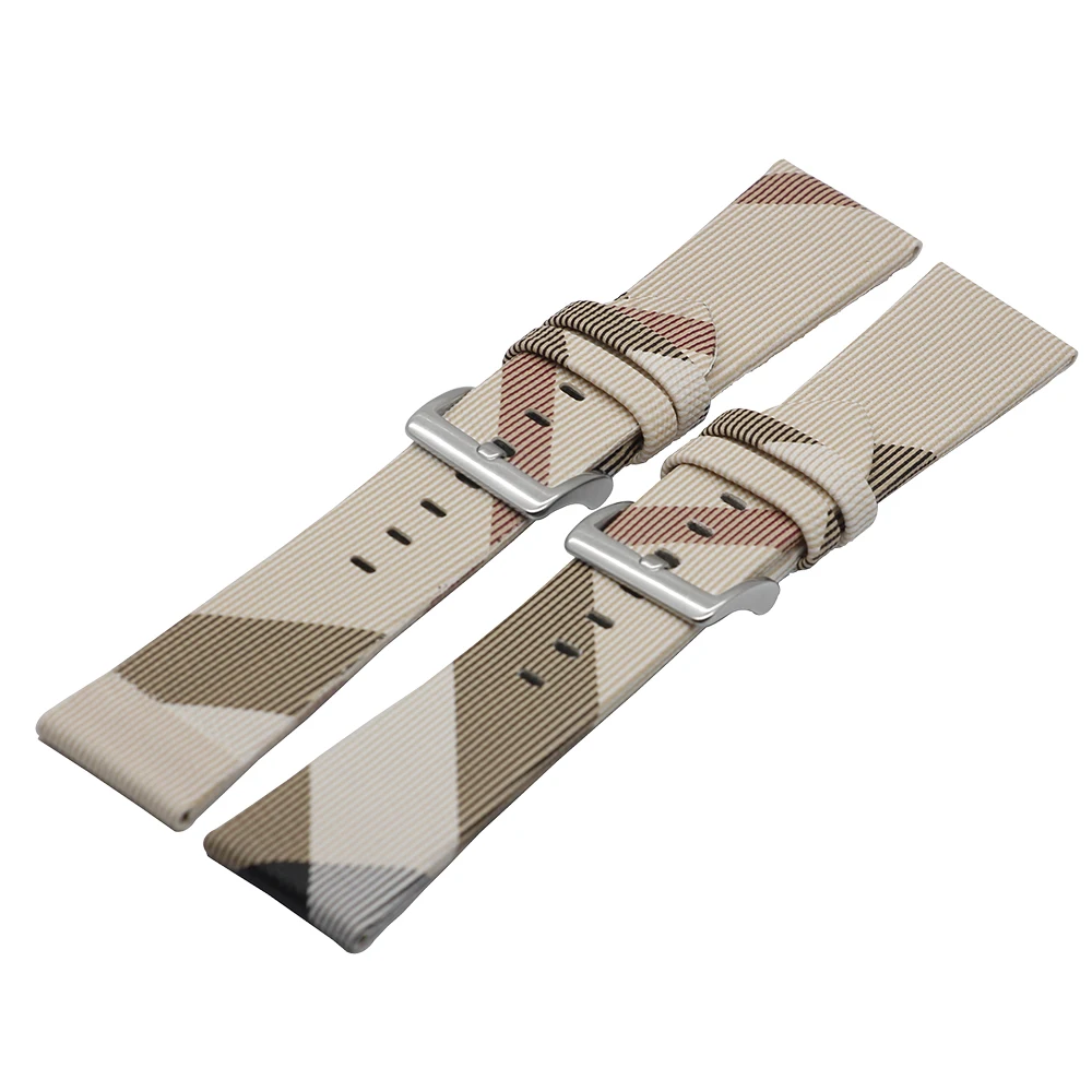 ZLIMSN New Splice Strap Ladies Sports Watch Belt Accessories 22 mm 24 mm Strap Color Camouflage White