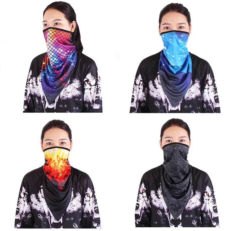 New Trend moto sciarpa Bandana antivento magica mezza maschera multifunzionale passamontagna Snowboard collo triangolo sciarpa cappelli