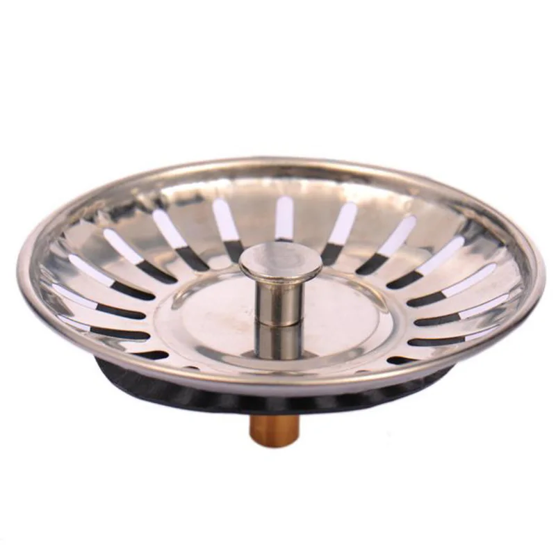 High Quality Stainless Steel Kitchen sink Strainer Stopper Waste Plug Sink Filter filtre lavabo bathroom hair catcher