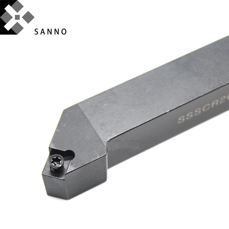 Barra de herramientas de torneado de tornillo CNC de 45 grados SSSCR SSSCL1212H09 1616H09 2020K09 herramientas de corte de soporte de torneado de torno