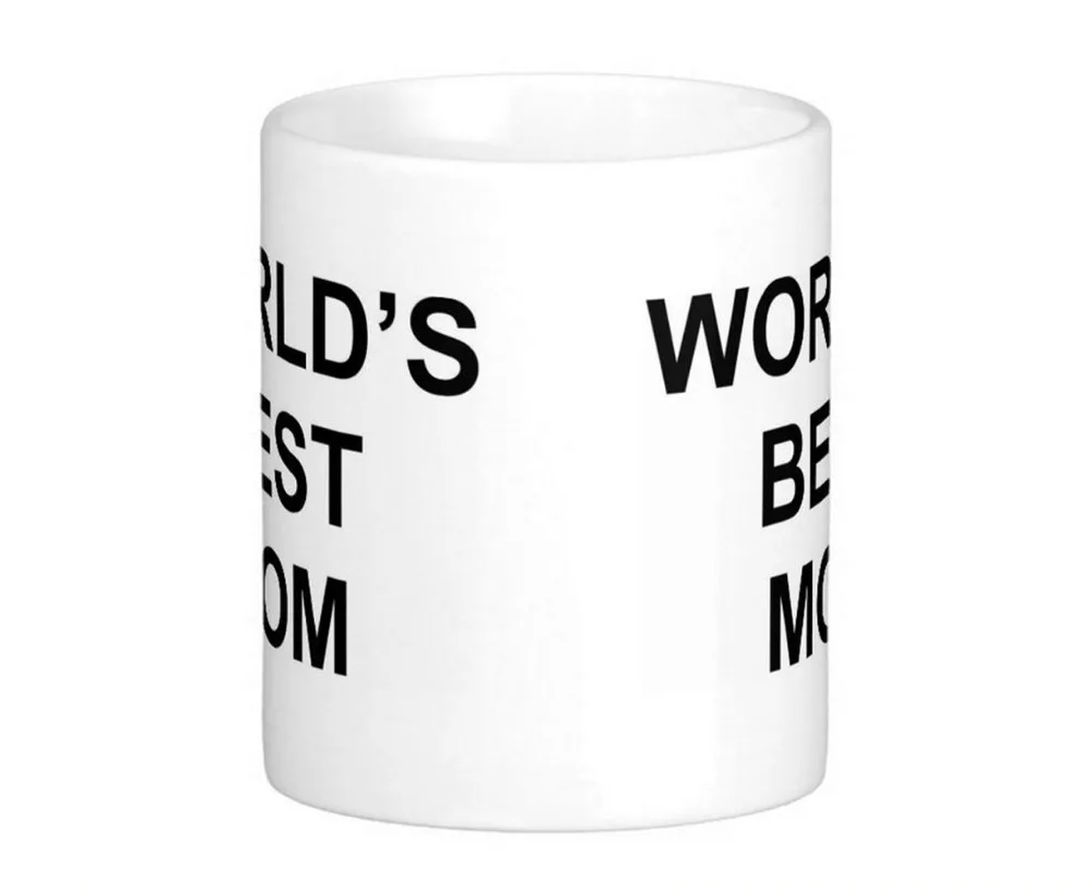 World's Best Mom Classic High Quality White Coffee Mugs Tea Mug Customize Gift By LVSURE Ceramic Mug Travel Coffee Mugs