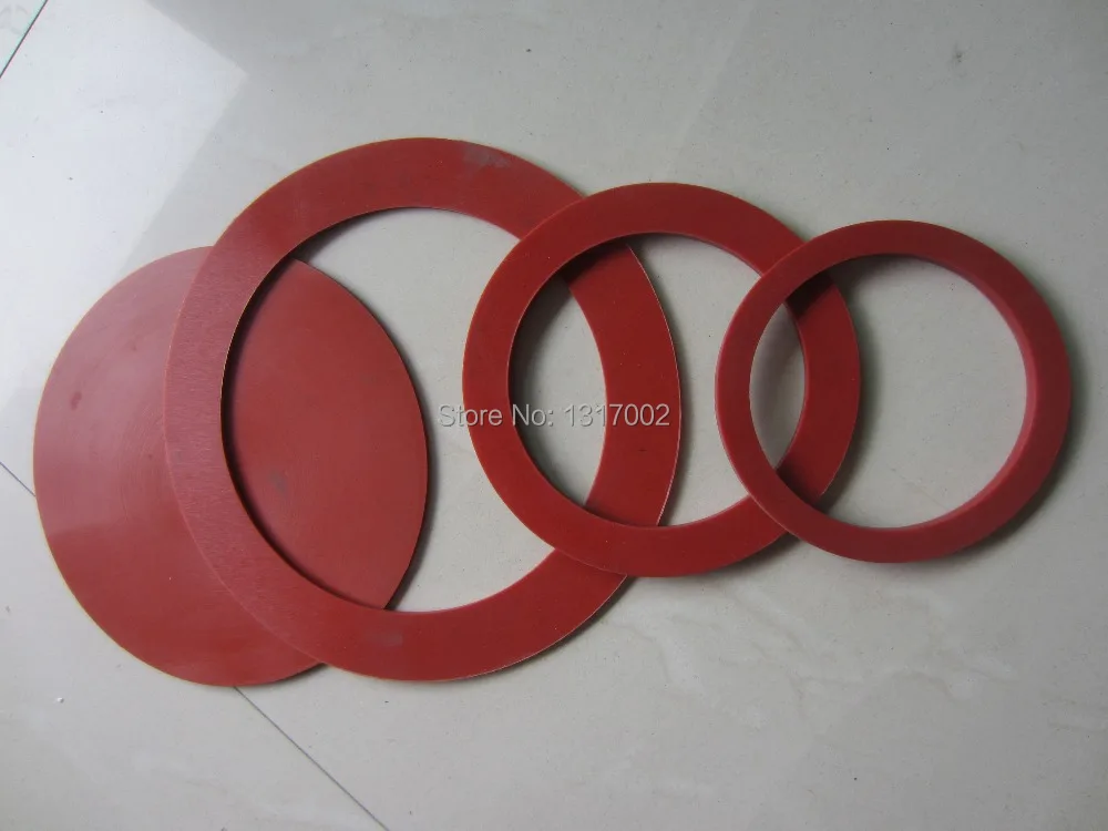 4pcs/set Kaya Casting Machine Rubber Gauge Circle A Set Of Casting Gasket Casting Machine Jewelry Making Tools & Equipment