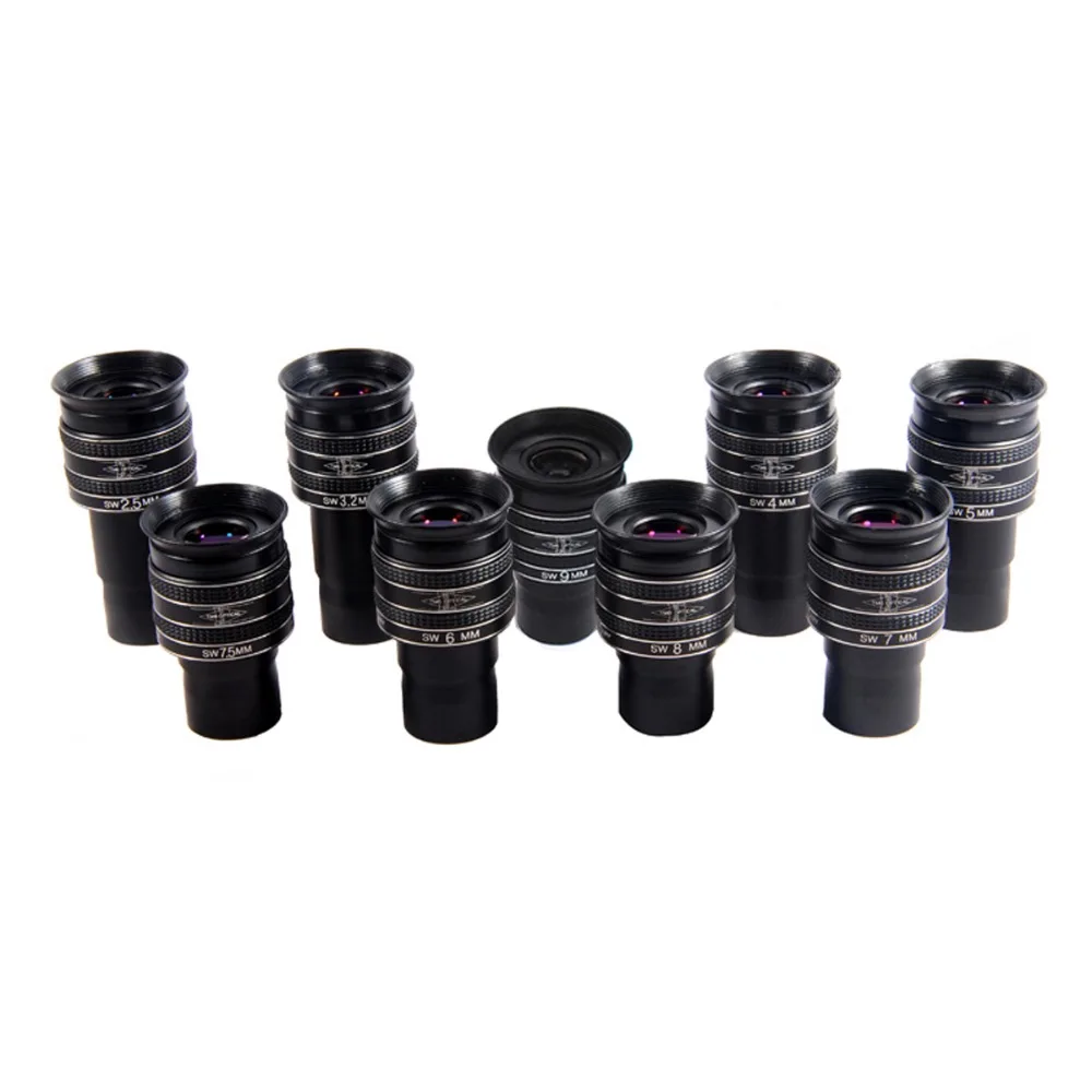 AQUILA Telescope TMB Eyepiece 2.5mm/3.2mm/4mm/5mm/6mm/7mm/7.5mm/8mm/9mm Planetary II FOV 58 Degree Wide Angle 1.25inch