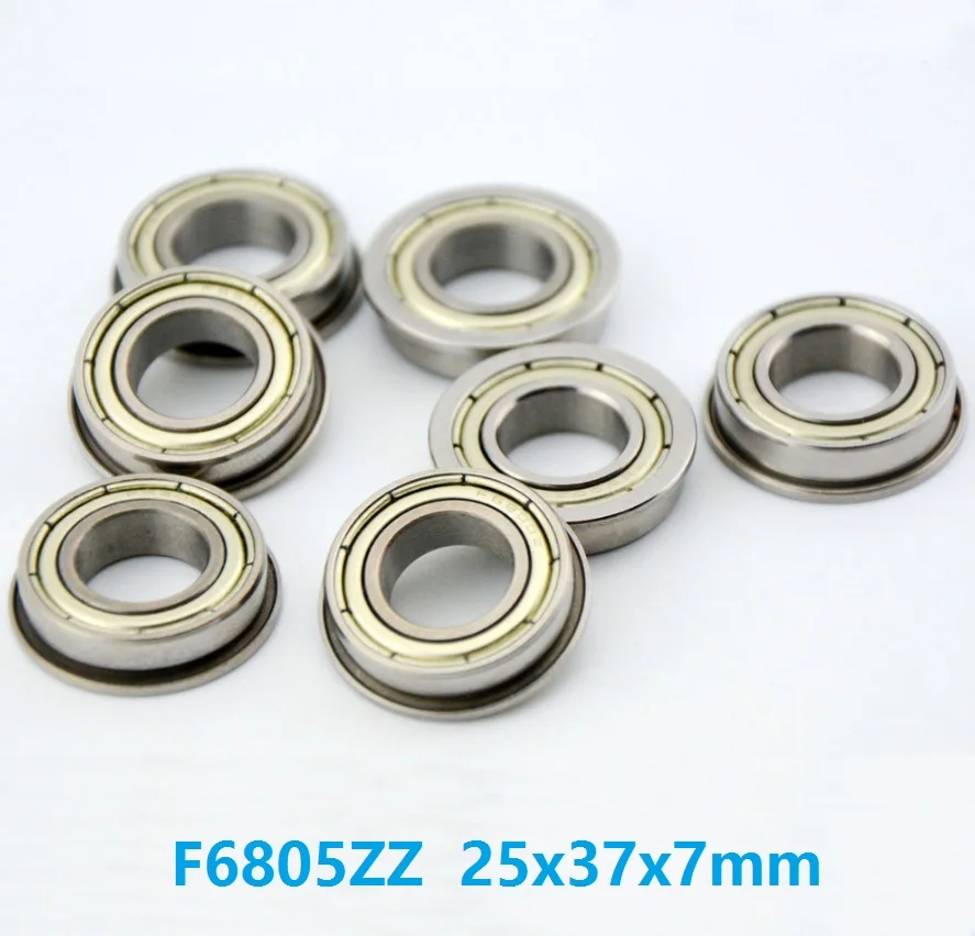 

F6805ZZ F6805Z F6805 ZZ Z 25x37x7 mm flange deep groove Ball Bearing double shielded flanged F 6805ZZ 25*37*7mm