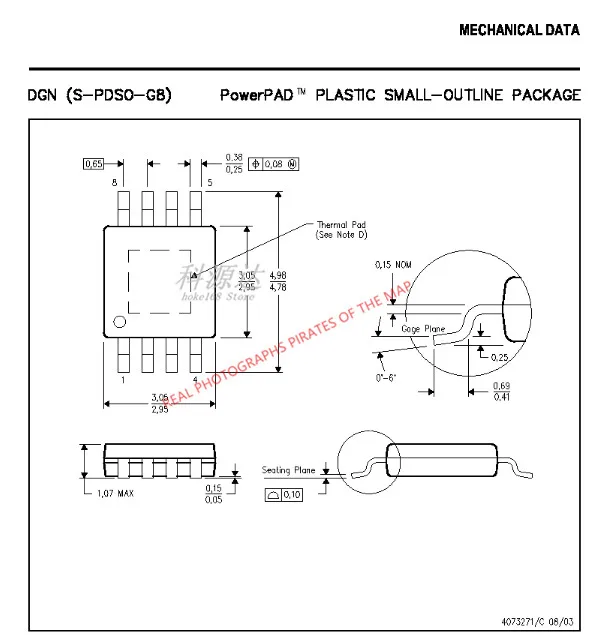 5pcs/lot TPS3307-25DGN MSOP8 TPS3307 TPS3307-25DGNR AAQ In Stock
