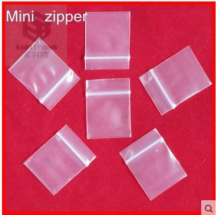 100 pcs/lot Free Shipping Mini Zip lock Bags Plastic Packaging Bags small Plastic zipper bag ziplock bag ziploc