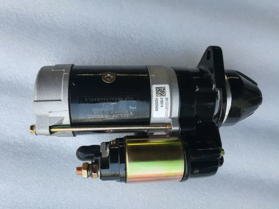 2410202610008 , starter motor 3.7kW 12V for Quanchai QC4102T / QC4105T