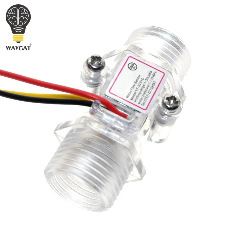 4 stars transparent flow sensor turbine flow meter water flow sensor transparent water meter