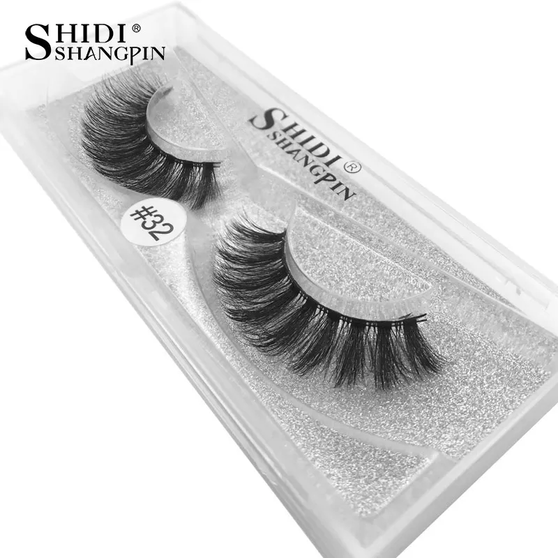 Nuovo 1 pair False Ciglia di Visone Lungo Naturale Falso Ciglia Morbido Trucco Degli Occhi Lashes 3D Ciglia di Visone Estensione Del Ciglio Faux cils