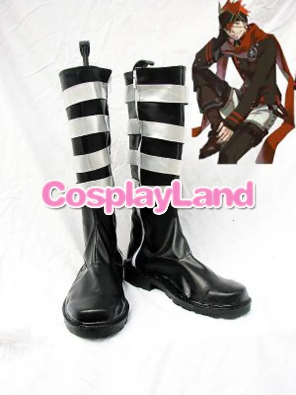 

D Gray-Man Lavi Rabi Cosplay Boots Shoes Anime Party Cosplay Show Boots Custom Made for Adult Men Shoes