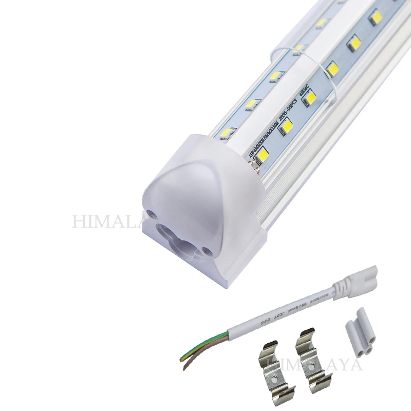 

Toika 50pcs 1.5m 5ft 60w v shape Led Tubes T8 Integrated Led Tubes Double Sides SMD2835 288leds Led Fluorescent Light