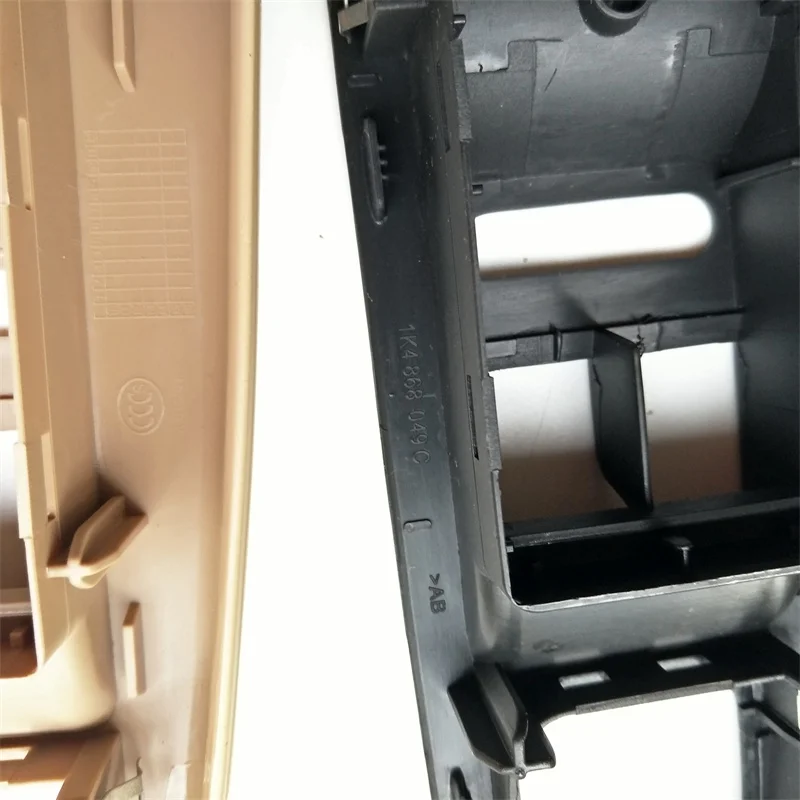 Black Left Driver Window Switch Control Panel Bracket Base Door Handle 1K4 867 049 C For VW Golf Jetta MK5 2005-2010