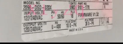 2098-DSD-020X used in good condition driver