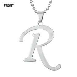 My Shape A-Z Alphabet Jewelry  Name Necklace Gift Friendly Alloy English Letter C E F  I J K  L M N  Capital Pendants
