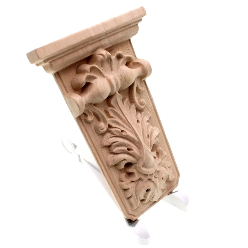 RUNBAZEF Solid Wood Furniture Carved Home Wedding Decoration Accessories Corbel Rome Stigma Craft Figurine Miniature Ornaments