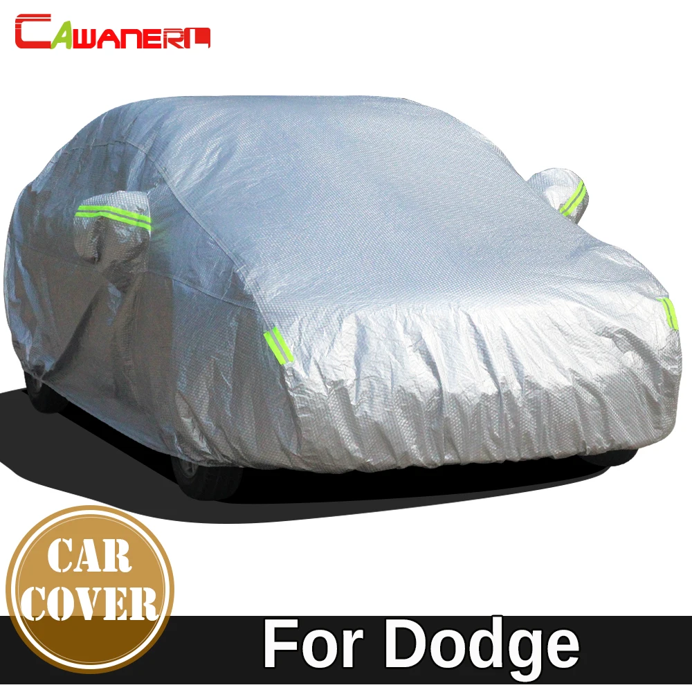 

Cawanerl Cotton Car Cover Sun Snow Rain Hail Protection Waterproof Cover For Dodge Charger Dart Magnum Spirit Stealth Stratus