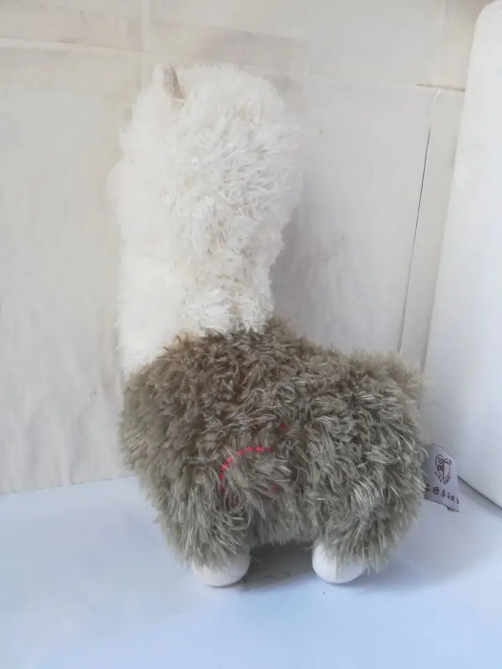 Aproximadamente 27 cm lindo muñeco suave de alpaca juguete de peluche juguete para niños regalo de cumpleaños w1717