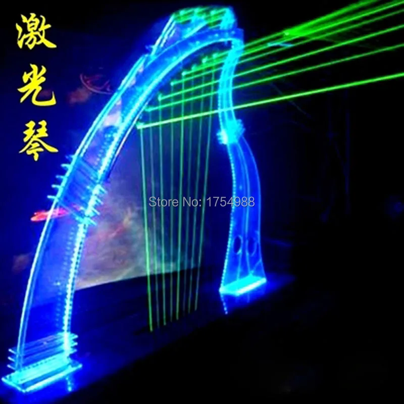 

Takagism prop Real life room escape laser harp prop, play the harp to open the door, mysterious harp to escape