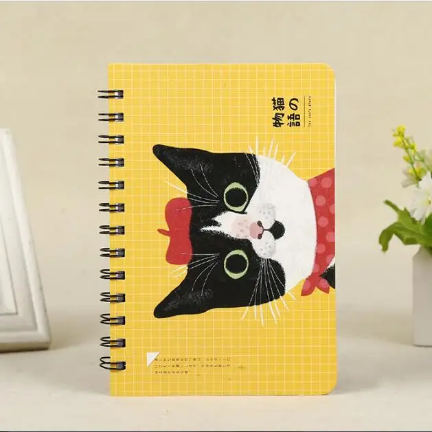 1 Piece Korean Flower Coil Weekly Planner Spiral Notebook Dairy Memo Sketch Book To Do It Notepads School Notebook Birthday Gift