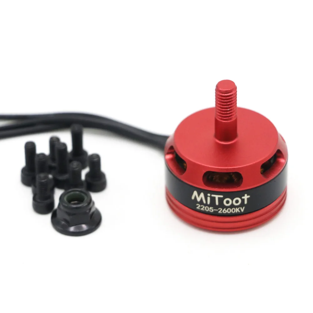 4pcs Mitoot 2205 DX2205 2300KV 2600KV 2-4S Brushless Motor 2 CW & 2 CCW For QAV250 ZMR250 260 Multirotor