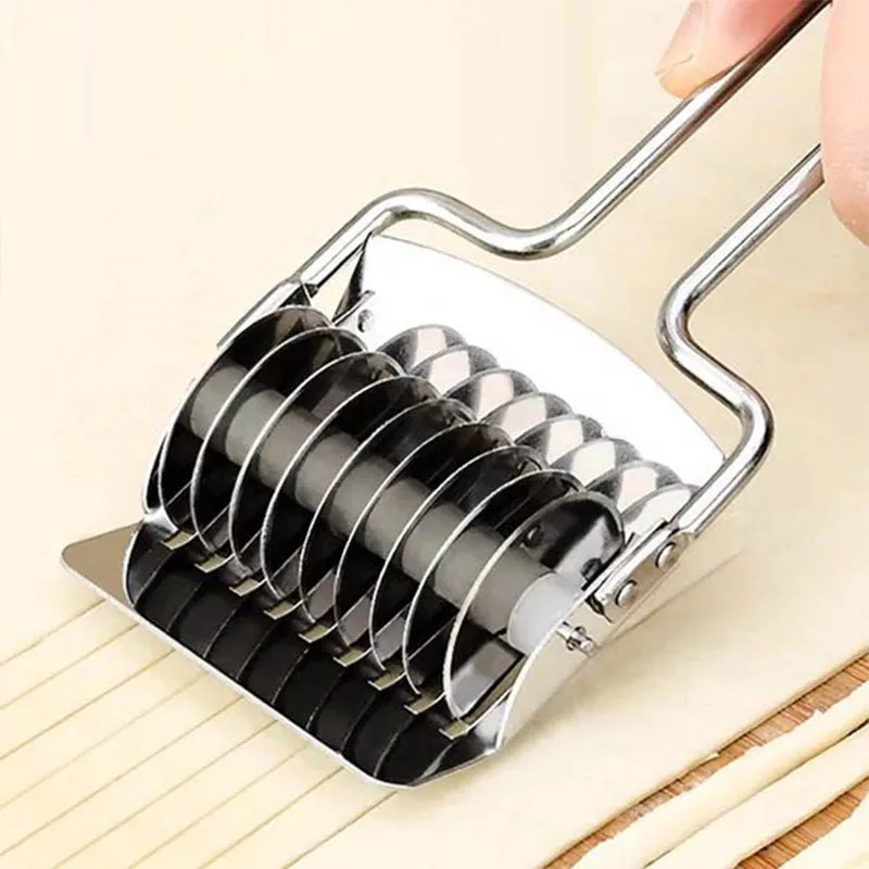 1PC Pressing Machine Non-slip Handle Kitchen Gadgets Makers Noodles Cut Knife Manual Section Shallot Cutter Kitchen Accessories