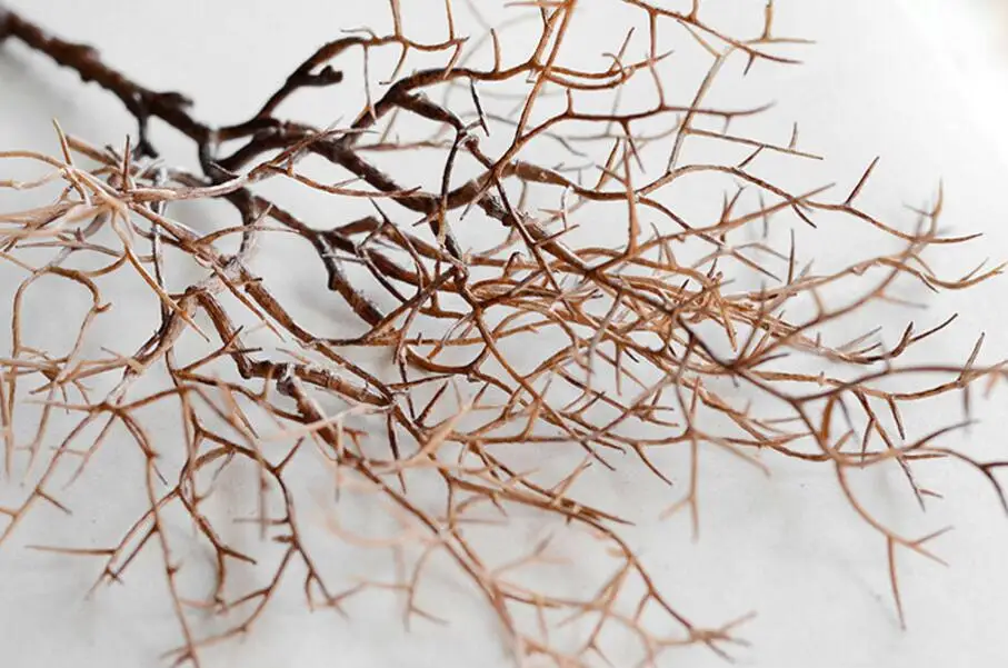 10pcs Natural Color Handmade Plastic Tree Dried Dry Branch For Wedding Party Home Hotel Venue Decoration