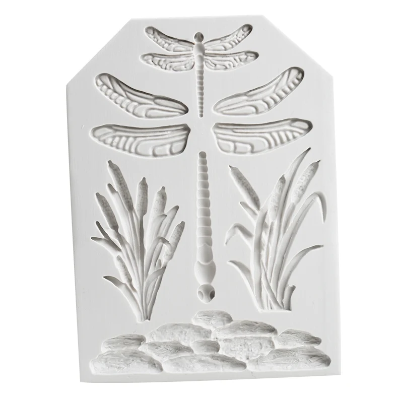 Luyou DIY Dragonfly Silicone Mold Candle Polymer Clay Molds Fondant Cake Chocolate Mould DIY Kitchen Baking Tools