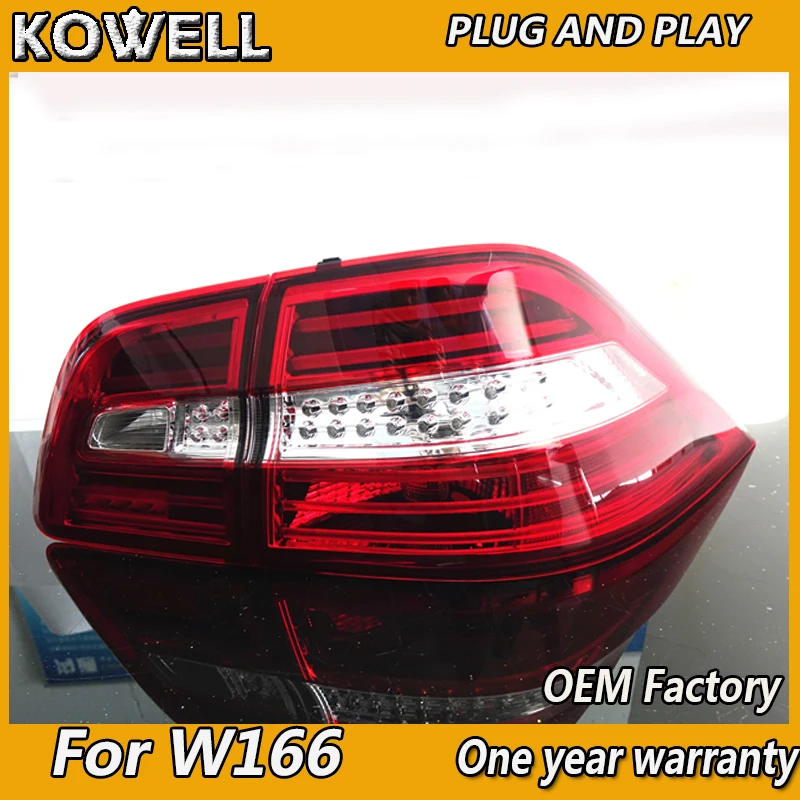 KOWELL Car Styling for Mercedes-Benz W166 Taillight for GLE320 GLE350 GLE400 GLE500 GLE550 Rear Lamp