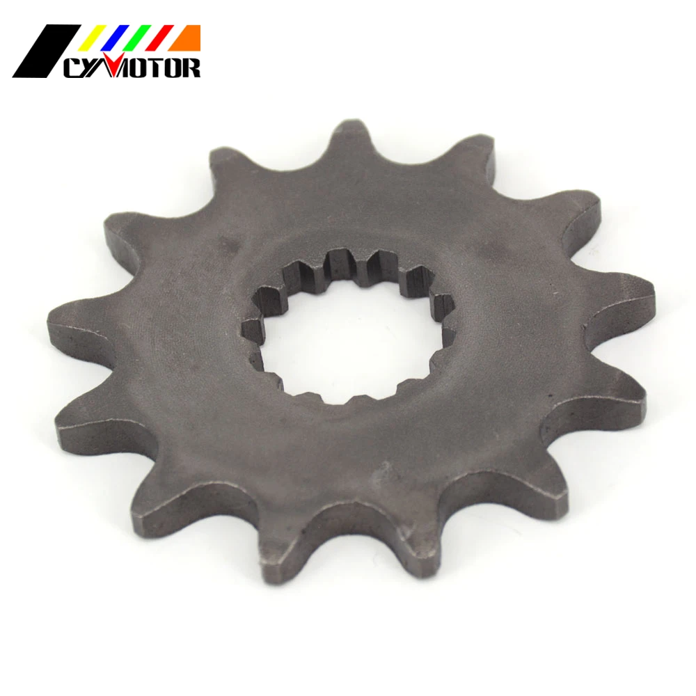 Передняя Звездочка цепи двигателя 13T 14T для WRF YZF YZ MX TDR TZR MT EN EX KLE GS TT DT XT 250 400 450 500 650 R3 Versys
