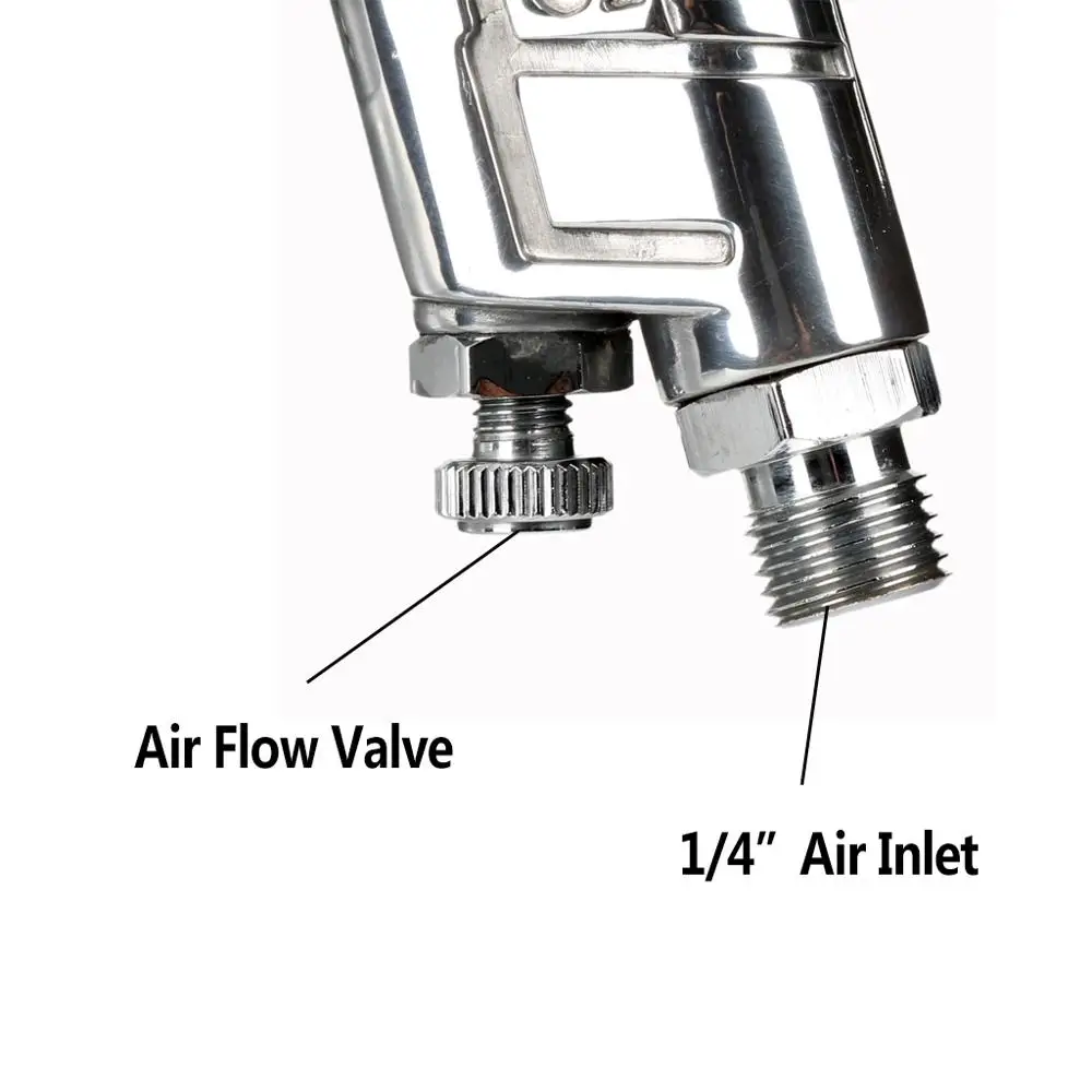 Imagem -03 - Valigota-pulverizador Pneumático para Pintura de Parede 3.0 mm Fonte de Pressão para Alimentação Pulverização a ar para Pintura em Revestimento Principal