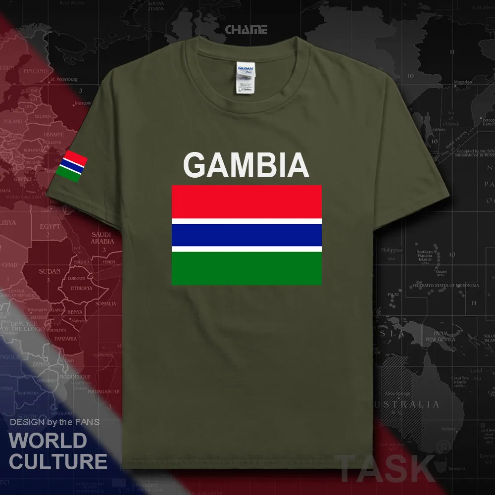 Republic of The Gambia GMB mens t shirts 2018 jerseys hip hop nation cotton t-shirt fitness brand clothes country flag tees 02