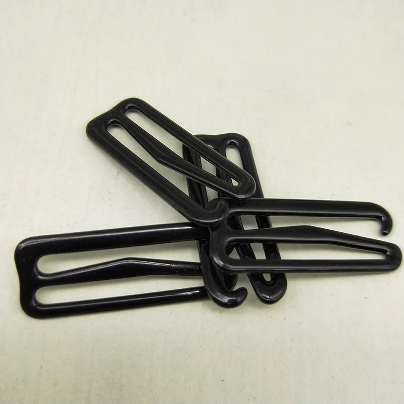 Belt buckle Coated black type 9 metal bar Buckles clips for Lingerie Adjustment accessories DIY High quality 30mm 50pcs/lot