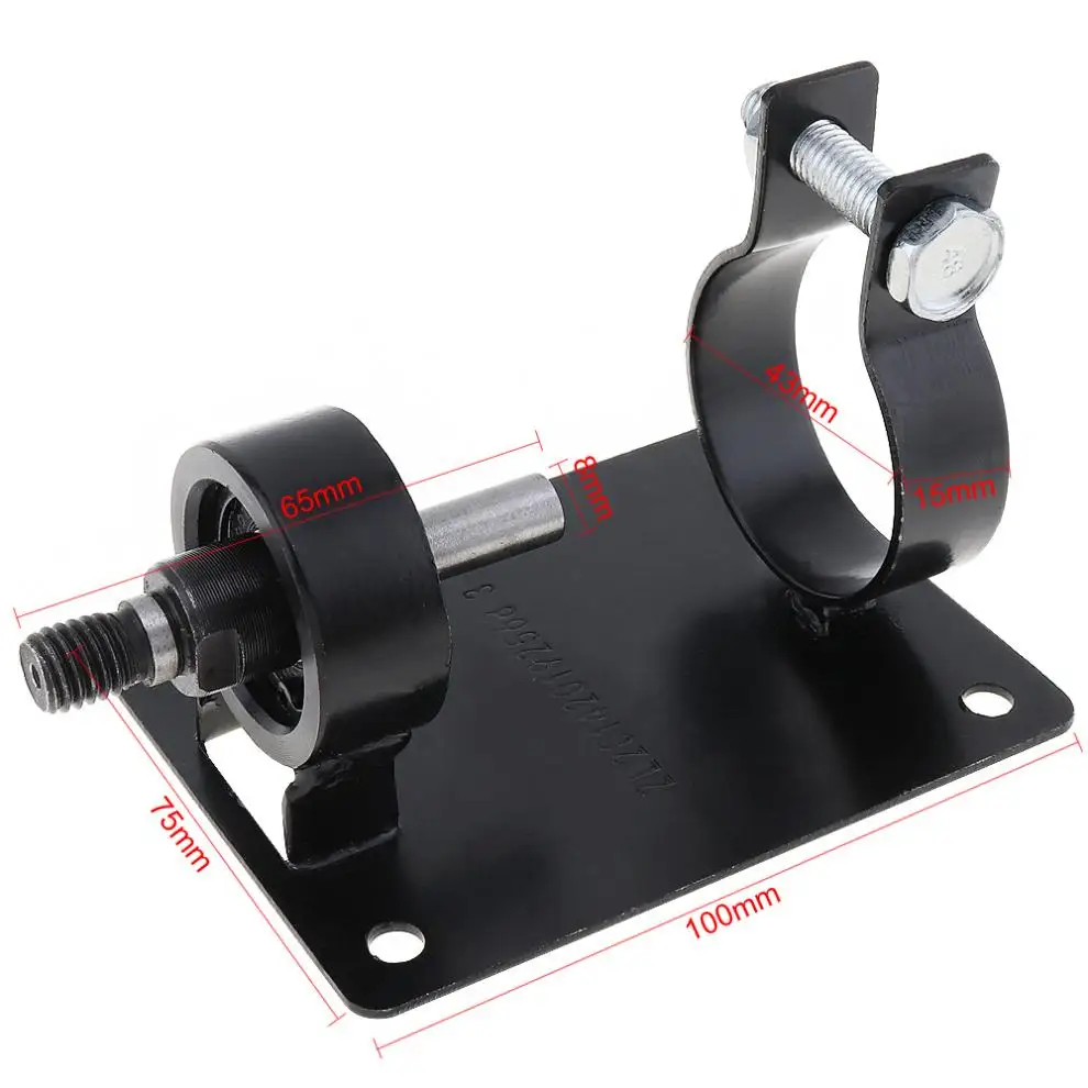 Set di supporti per sedile da taglio per trapano elettrico da 5 pezzi / set da 10 mm con 2 chiavi e 2 guarnizioni per lucidatura / molatura / taglio