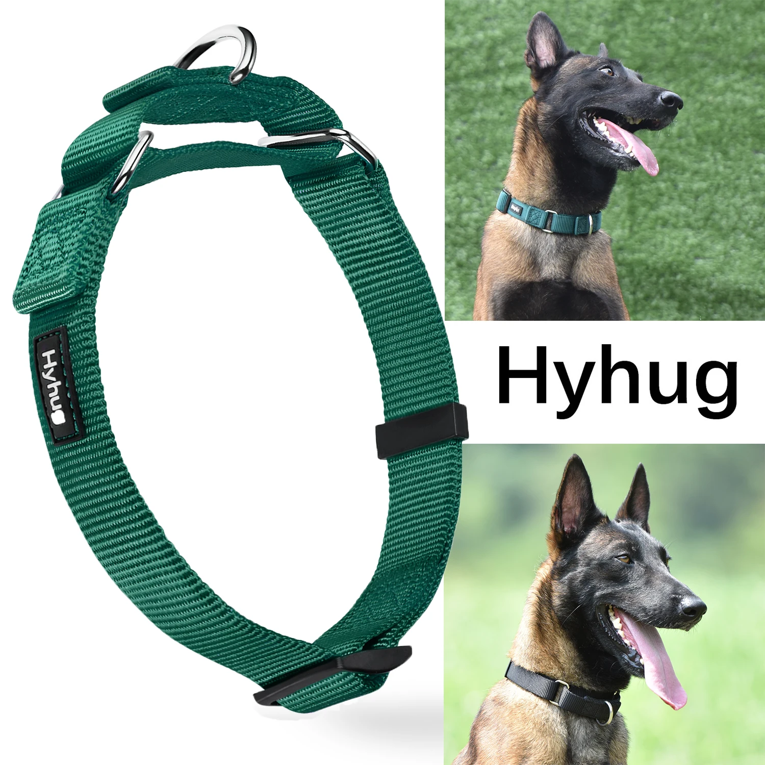 

Nylon Dog Training Collar Adjustable Martingale Collars Dog Pulling Walking Collar For Medium Large And Small Dogs HY116 Perro