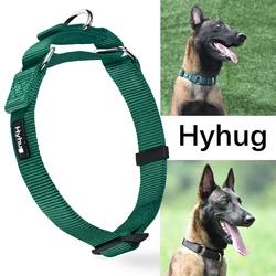 Nylon Dog Training Collar Adjustable Martingale Collars Dog Pulling Walking Collar For Medium Large And Small Dogs HY116 Perro