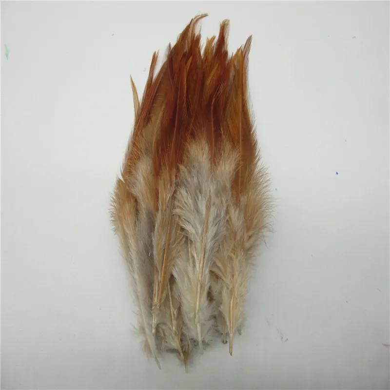 Pluma de faisán para manualidades, plumas de pollo de 4-6 pulgadas, 10-15cm, joyería de pluma de pollo, decoración de plumas, venta al por mayor, 100 unidades por lote