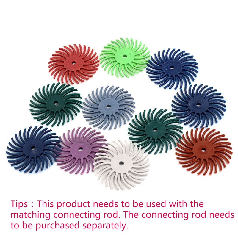 10pcs Detail Abrasive Brush Grit 80-2500 Power Wood Carving Tools Accessories + 2pcs 2.35/3.0mm Shank For Dremel Rotary Tool