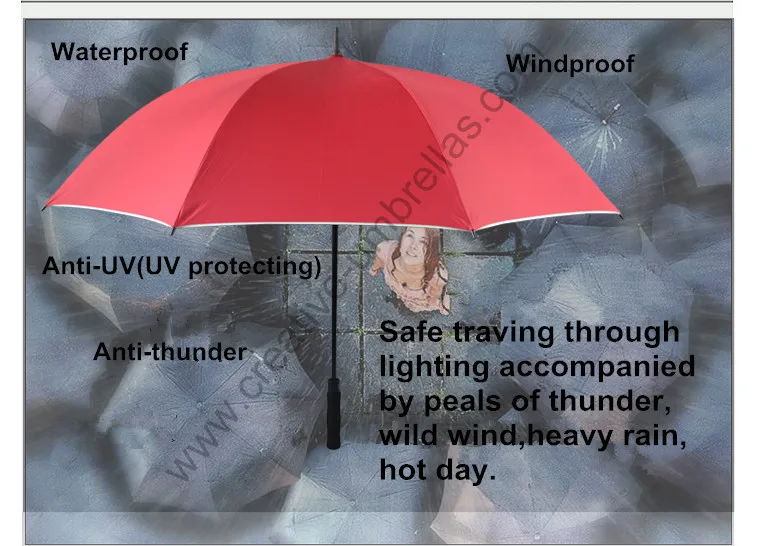 Free shipping diameter 120cm 3pcs/lot  free pongee silver coating  golf umbrellas.fiberglass,auto open,anti static,anti thunder