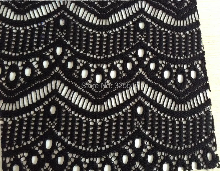 

Free Shipping high quality T/C one-way slight elastic thick hollow-out lace fabric,XERY26-31