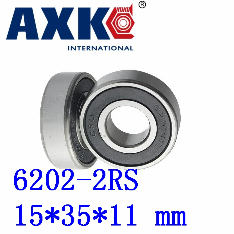 10PCS 6202 2RS Deep Groove Ball Bearing Rushed Sale Rodamientos with Double Rubber Sealing Cover 6202RS 15mmx35mmx11mm