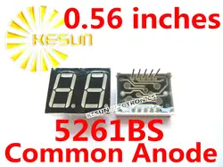 10PCS x 0.56 inches White Red Blue Jade Green 2 Digital Tube 5261BS 5261AS 5261AB 5261BB 5261AGG 5261BGG LED Display Module