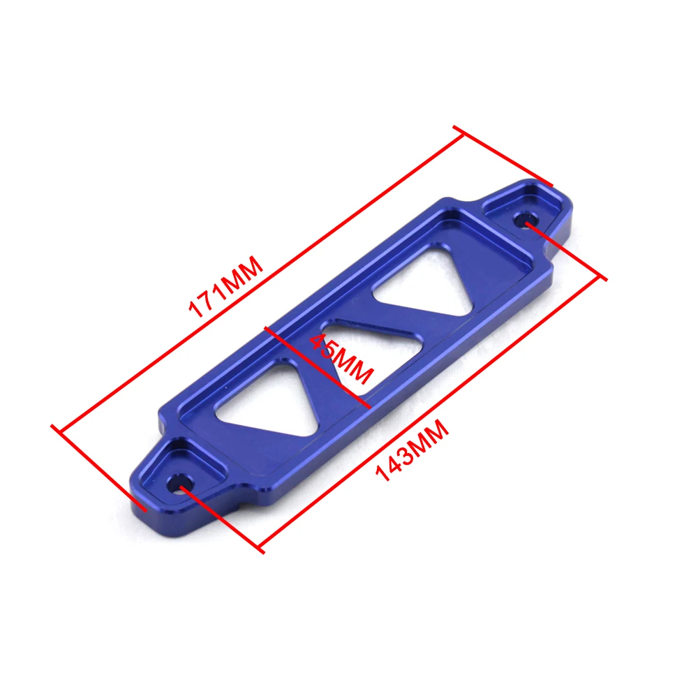 R-EP Aluminum Alloy Car Battery Fasten Bracket Holder Universal Battery Tie Down Brace Fits for Honda Civic EK EG 2002-2005